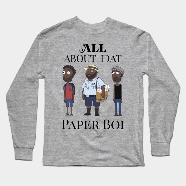 All About Day Paper Boi Long Sleeve T-Shirt by opiester